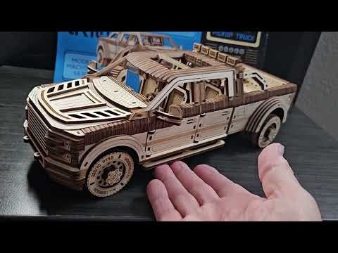 Wood Trick Full Size Pickup Truck Model