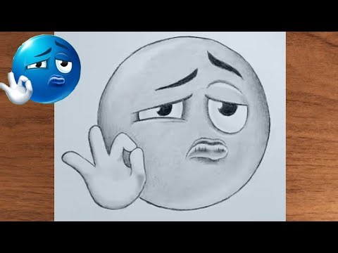 How To Draw Troll Face (Blue Emoji Sus Face) Step By Step || Easy DrawingTutorial