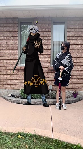 Katana Vs Nodachi #sword #fyp #fypシ #swordtiktok #animetiktok #nodachi #katana #onepiece #trafalgarlaw #kikoku