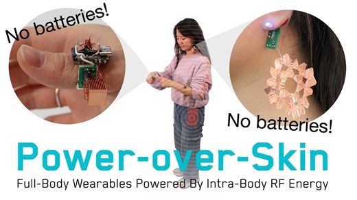 Power-Over-Skin: Wearables Powered Remotely #WearableWednesday