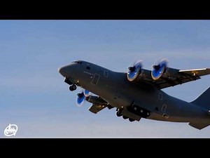 Демонстраційний політ літака АН-70/Demoflight of AN-70