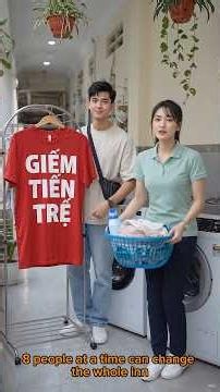 Cô Gái Nhường Máy Giặt, Chiếc Áo Làm Cả Khu Trọ Cười Xỉu | Laundry Comedy
