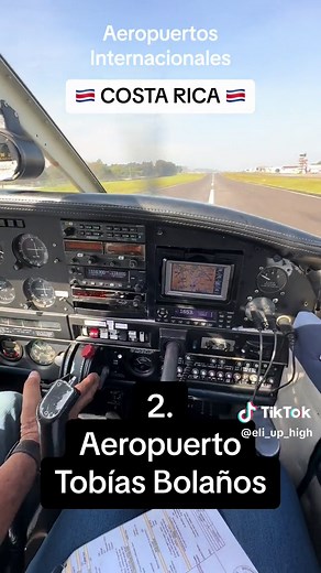 Los 4 aeropuertos internacionales en Costa Rica#aviacion #costarica #volar #aeropuerto #airport #aviation #aviationlovers