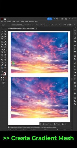 Tips Create Color Gradient Mesh in Adobe Illustrator