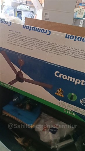 Crompton BLDC Remote Control Ceiling Fan Unboxing and view || Remote Control Fan #short #ytshorts