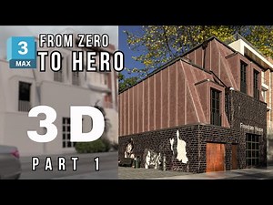 3ds MAX Exterior Modeling Training-3Ds max tutorial (PART1) #3dsmaxtutorial