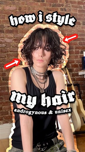 iris olympia on Instagram: "How I style my androgynous haircut! 🌈 TAGS: hair style routine, hair routine, outfit ideas, androgynous, unisex, unisex style, androgynous hair @dreame_tech new dazzle hairstyler ✨ link in bio Code IRIS25DZ for an extra discount upon the 20% off now #androgynous #irisolympia #androgynousfashion #unisex #unisexstyle #outfitideas #fashionreel #hairstyle #wolfcut #hairroutine #Dreame #dreamedazzle #haircare #stylewithme"