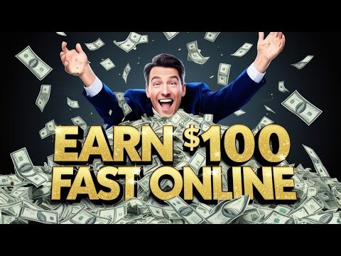 Make $100 Fast Online in 2025 – 3 Easy Tricks Anyone Can Start Today!