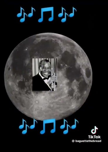 Luis Armstrong On The Moon (meme)