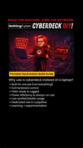 Cyberdeck DIY! #cybersecurity #tips #tools #raspberrypi #ai #gadgets