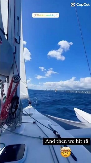 Corsair 37 Trimaran sailing around Hawaii #stoked