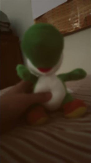 Yoshi plush and Mario plush loop #mario #yoshi #plushies