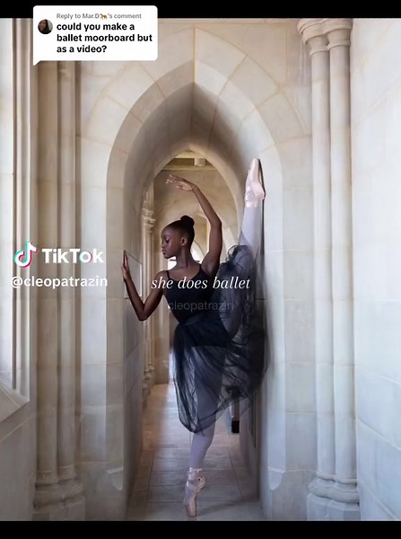 Replying to @Mar.D🐆 #ballet #ballerina #balletcore #ballerinaaesthetic #blackswan #ballerinacore #blackballerina