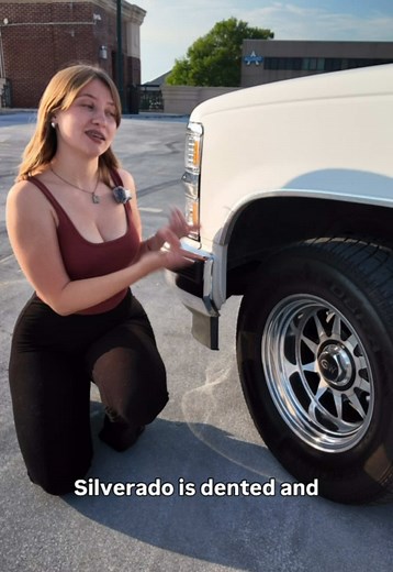 Excuse the Pata holder removal, I fixed my arch trim now they look gooood and shiny. Video of me replacing the arch trim on my 1996 C1500 short bed single cab with v8. #mechanic #truck #truckgirl #car #silverado