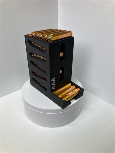 Battery Organizer/battery Dispenser AA & AAA – 3d-printed Battery Holder for Storage, Space-saving for Home and Workshop - Etsy