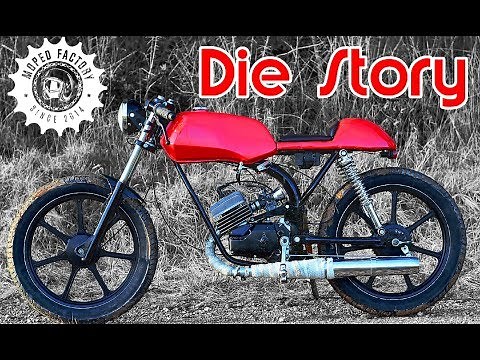Cafe Racer Mofa | Hercules Prima GT 80ccm Umbau || Die Story - Moped Factory