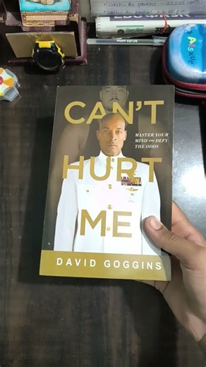 Can't Hurt Me. They don't know me son. Stay hard #strengthened #becomestronger #davidgoggins #book📖💪