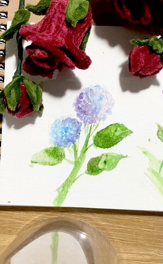 Easy hydrangea drawing tutorial.” #drawingtutorial #drawing #flowers