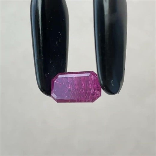 Ruby Deep Concave™ Cut 0.85 carats #johndyergems #ruby #rubyring