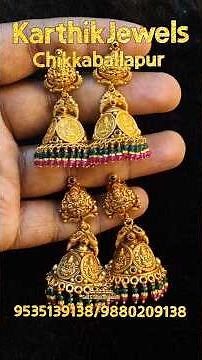 Silver 92.5 Gold Gold 916hallmark jumkis All over Karnataka free Shipping available
