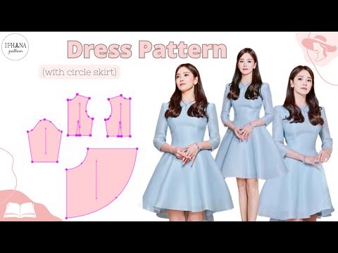 Mini Dress with Circle Skirt | Pattern Tutorial