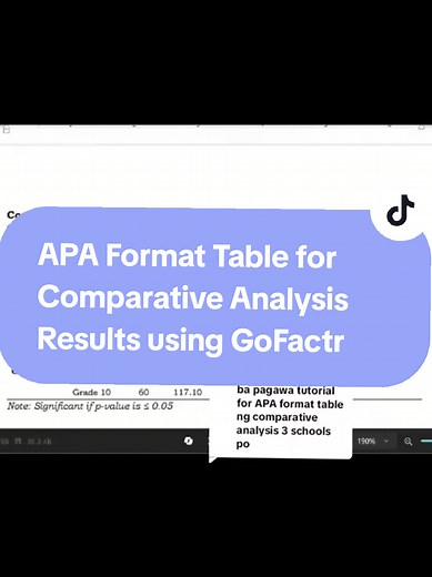 5 Easy Steps to Create an APA Table