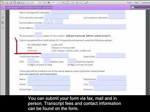 How-to Order Your OUC Transcripts
