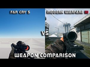 FAR CRY 5 VS MODERN WARFARE III : WEAPON COMPARISON 4K [ NEW VERSION ]