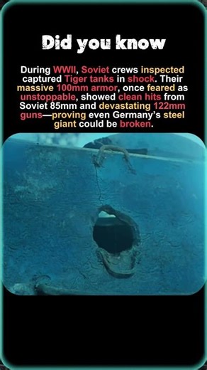 Why Tiger Tanks Feared Soviet Guns