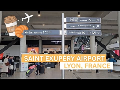 What to Expect at Lyon Saint-Exupéry Airport | France Airport Walkthrough (No Voiceover)