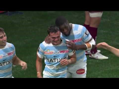 TOP 14 - Essai de Max SPRING 3 (R92) - Racing 92 - Union Bordeaux-Bègles