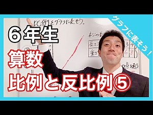 算数 比例と反比例⑤ 6年生