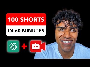I made 100 YouTube Shorts in 60 mins with just 2 AI tools