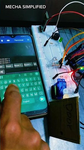 I Built a Mini Smart Home with Arduino & Bluetooth! 🏠📱 #arduino #diy #shorts