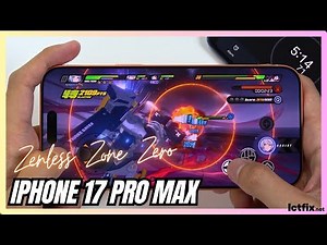 iPhone 17 Pro Max Zenless Zone Zero Gaming test | Apple A19 Pro, 120Hz Display