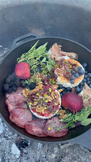 Campfire Cast Iron Brie Recipe for America's 250th