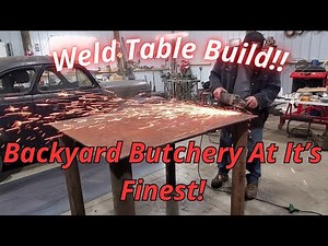 I Build A Weld Table!