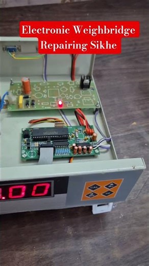 Electronic Weighbridge Repairing Sikhe #trendingshorts #viralvideo