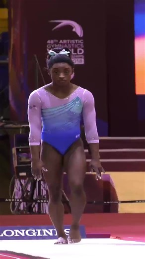 Simone Biles on vault 🥹 #gymnastics #gymnast #usagymnastics #teamusa #gymnasticsvideos #gymnasticsskills #gymnasticstraining #athlete #flip #tumble #ncaagymnastics | Gymnastics Inspiration