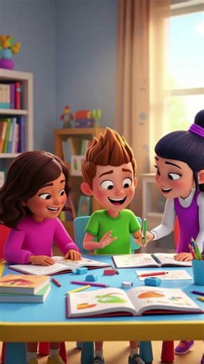 Rabiya & Friends Adventures — Doing Homework 📚✏️ | Kids School Story | Fun Learning for Children