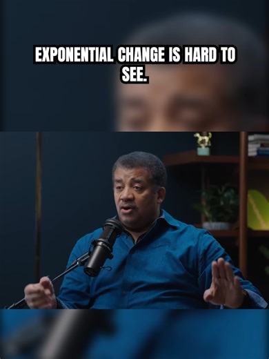 Neil deGrasse Tyson on Humanity's Inability to See Exponential Change You think change is linear? Neil deGrasse Tyson breaks down humanity's massive blind spot when it comes to exponential growth, using a mind-blowing example from 1905. #AI #Techtok #TechNews #neildegrasstyson #trending #futurethinking #techinsightnow