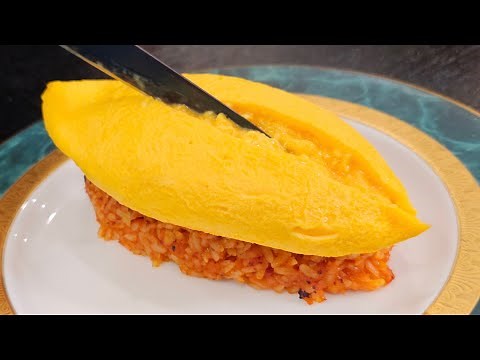 This is the best omurice in Japan. The ultimate omurice made by the Japanese champion.