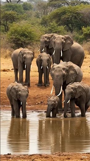 Power of the Herd 🐘 | Elephant Family Protecting Their Young | Wildlife Documentary (HD)