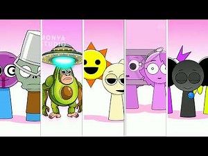 Sprunki OC Compilation ALL Phases Complete #67 (All Characters)