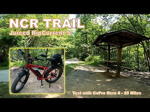 NCR Trail on e-bike in Baltimore County, MD - Ashland to White Hall