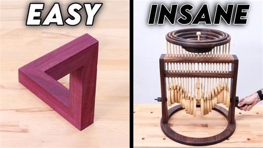 I created 5 new impossible wood illusions