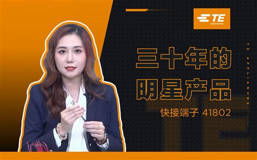 三十年的明星产品 - 快接端子41802