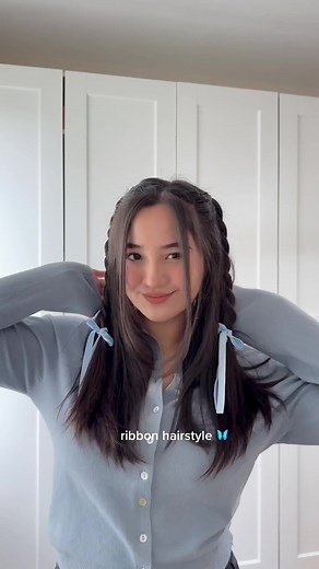 Ribbon Hairstyle Ideas
