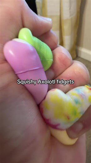 Squishy Axolotl fidgets #fidgets #sensorytoy #fidget #axolotl #squishy