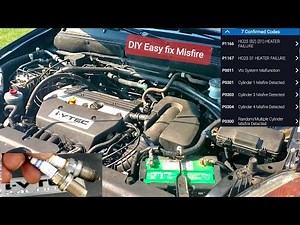 How To Fix Car Engine Misfire, DIY Easy Repair Honda CRV Code P0301,P0303, P0304, P0011, P0300
